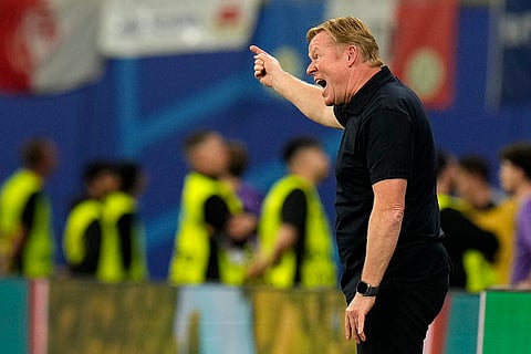 Netherlands' head coach Ronald Koeman